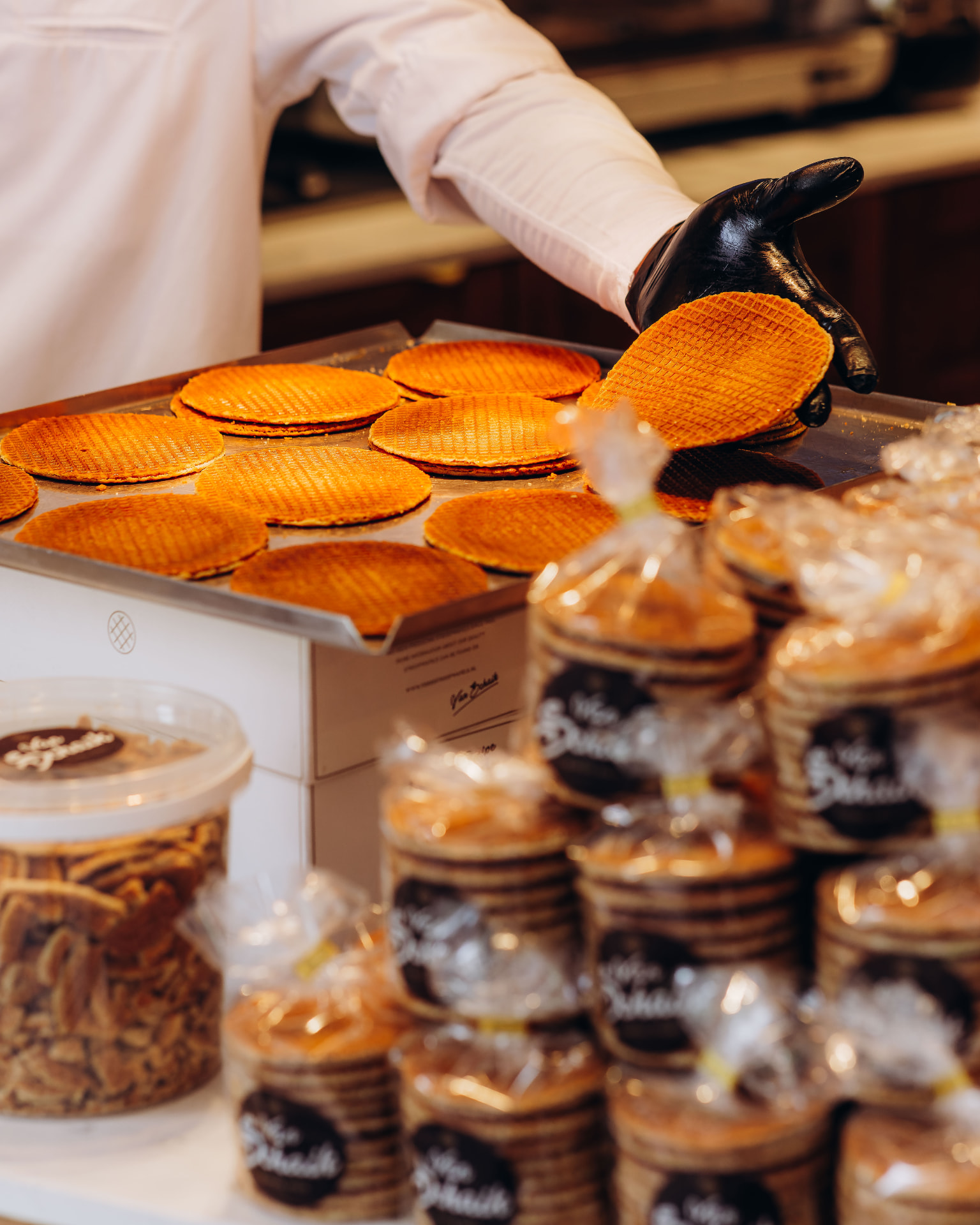 Van Schaik Stroopwafels productie